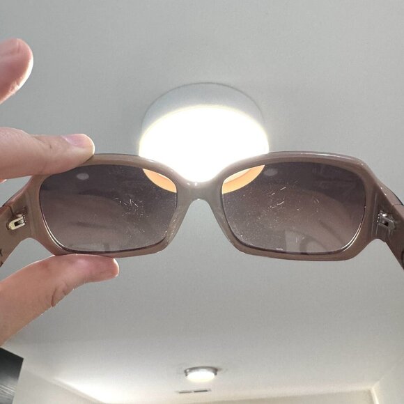 Coach Sunglasses Georgette S497 Tortoise Frames Scratches main image 11